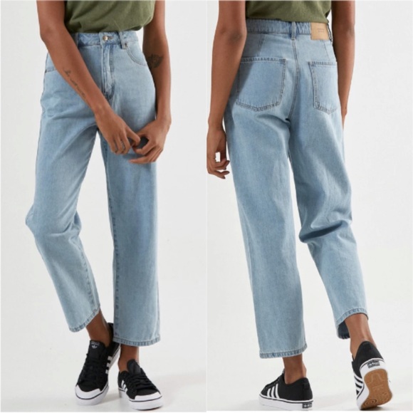 Princess Polly Denim - Afends High Waisted Wide Leg Jeans